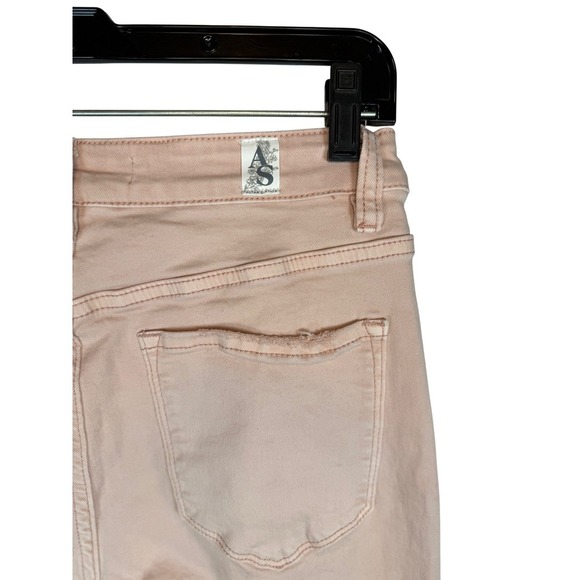 Altar'd State Mid Rise Flare Jeans, Dusty Pink, Size 28 - Picture 8 of 11